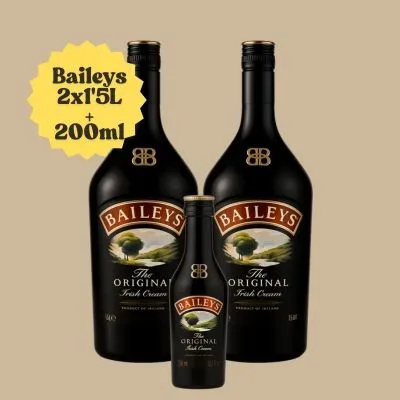 Baileys Original 2 x 1,5 L + 20 cl