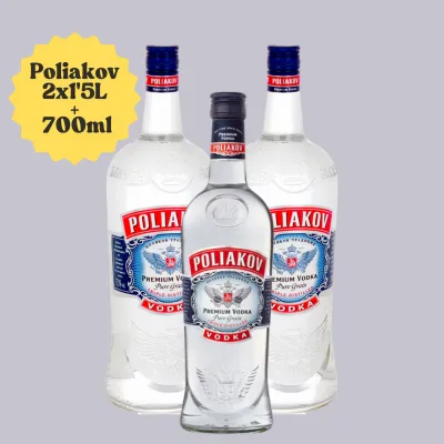 Poliakov 2 x 1,5 L + 70 cl